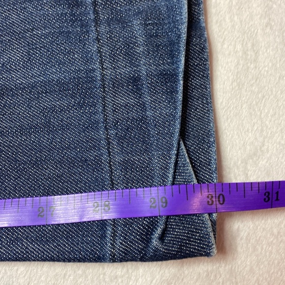 7 for all mankind dark wash dojo blue jeans size 30 - Picture 12 of 13
